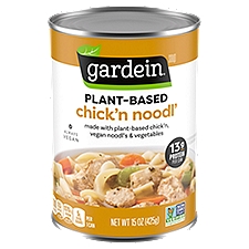 Gardein Plant-Based Chick'n Noodl' Soup, 15 oz