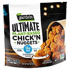 GARDEIN Ultimate Plant-Based Vegan Frozen, Chick'n Nuggets, 14.7 Ounce