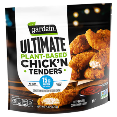 Gardein Ultimate PlantBased Chick'n Tenders, Vegan, Frozen, 15 oz.