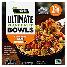 Gardein Ultimate Plant-Based Be'f Burrito Bowls, 9 oz