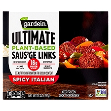 Gardein Ultimate Plant-Based Spicy Italian Saus'ge Links, 14 oz