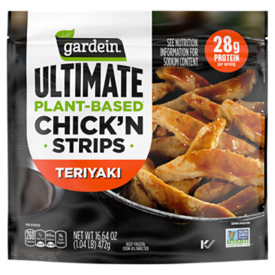 Gardein Ultimate Plant-Based Teriyaki Chick'n Strips, 16.64 oz