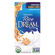 Rice Dream Rice Drink, Organic Enriched Original, 64 Fluid ounce