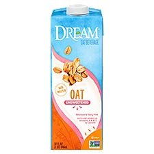 Dream® Unsweetened Oat Beverage 32 fl. oz. Aseptic Pack