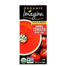 Imagine Organic Light in Sodium Garden Tomato Creamy, Soup, 32 Fluid ounce