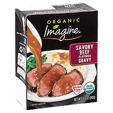 Imagine Savory Beef Flavored, Gravy, 13.5 Ounce