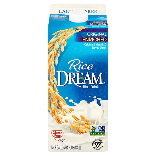 Rice Dream Original Enriched Rice Drink, half gallon