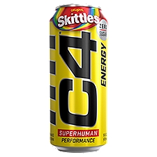 C4 Skittles Original Performance, Energy Drink, 16 Fluid ounce