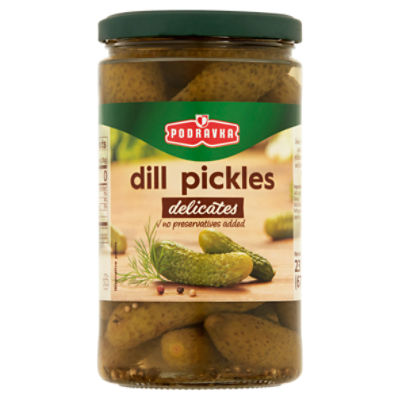 Podravka Delicates Dill Pickles, 23 1/2 oz