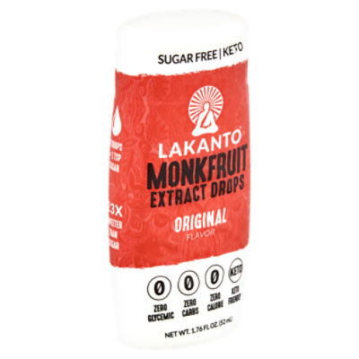 Lakanto Original Flavor Monkfruit Extract Drops, 1.76 fl oz