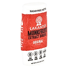 Lakanto Original Flavor, Monkfruit Extract Drops, 1.76 Fluid ounce