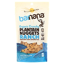 Barnana Organic Crunchy Ranch Plantain Nuggets, 4 oz