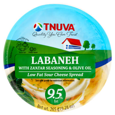 Tnuva Labaneh Low Fat Sour Cheese Spread, 9.28 oz, 8.8 oz - Fairway