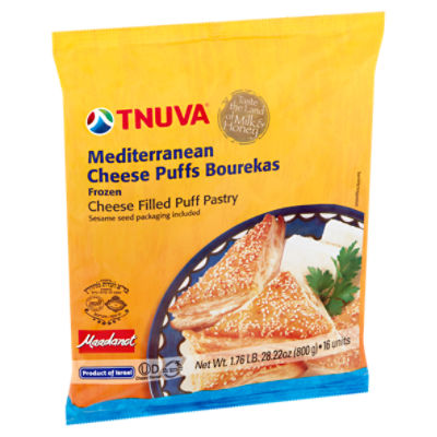 Tnuva Mediterranean Cheese Puff Bourekas, 16 count, 1.76 lb, 28.22 oz