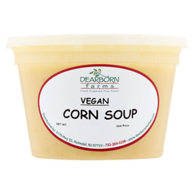 Dearborn Farms Vegan Corn Soup, 14 oz