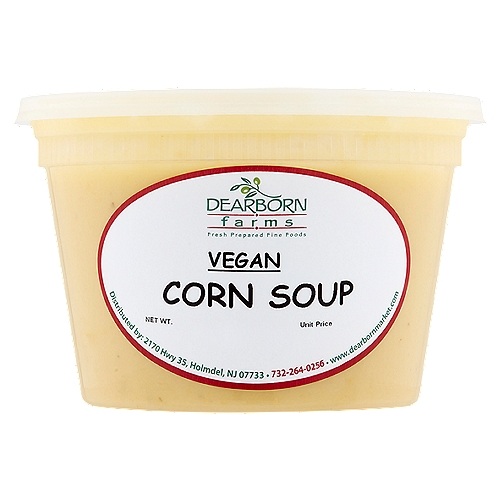 Dearborn Farms Vegan Corn Soup, 14 oz