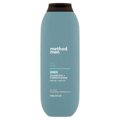 Method Men Sea + Surf 2-in-1 Shampoo + Conditioner, 14 fl oz