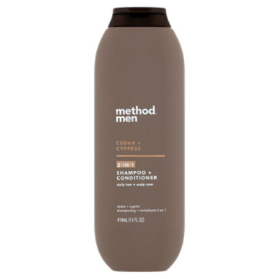 Method Men Cedar + Cypress 2in1, Shampoo + Conditioner