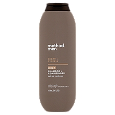 Method Men Cedar + Cypress 2-in-1 Shampoo + Conditioner, 14 fl oz, 14 Fluid ounce