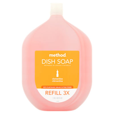 Method Clementine Dish Soap Refill, 54 fl oz