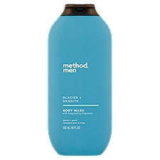 Method Men Glacier + Granite Body Wash, 18 fl oz, 18 Fluid ounce