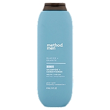 Method Men Glacier + Granite 2-in-1 Shampoo + Conditioner, 14 fl oz