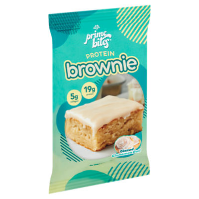 Prime Bites Glazed Cinnamon Roll Protein Brownie, 2.29 oz