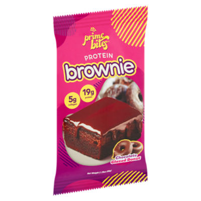 Prime Bites Chocolate Glazed Donut Protein Brownie, 2.29 oz