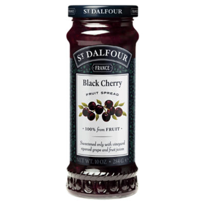 St Dalfour Black Cherry Fruit Spread, 10 oz
