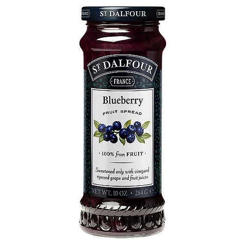 St Dalfour Blueberry Fruit Spread, 10 oz
