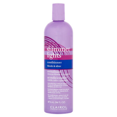 Clairol Professional Shimmer Lights Blonde & Silver Conditioner, 16 fl oz