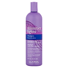 Clairol Professional Shimmer Lights Blonde & Silver Shampoo, 16 fl oz