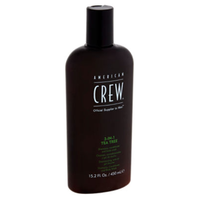 American Crew 3-in-1 Tea Tree Shampoo, Conditioner and Body Wash, 15.2 fl oz