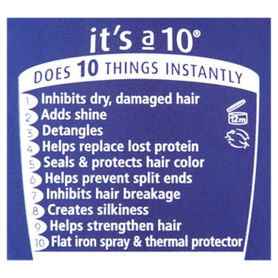  It's a 10 Haircare Miracle Leave-In product, 4 fl. oz (4 Fl Oz  (Pack of 3)) : Tools & Home Improvement