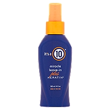 It's a 10 Miracle Plus Keratin Leave-In, 4 fl oz