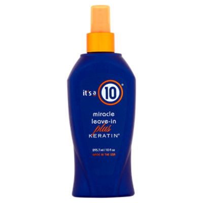 It's a 10 Miracle Leave-In Plus Keratin, 10 fl oz