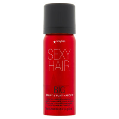 Sexy Hair Big Spray & Play Harder Firm Volumizing Hairspray, 1.5 oz