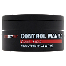 Style Sexy Hair Styling Wax, Control Maniac, 2.5 Ounce