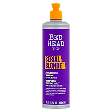 Tigi Bed Head Serial Blonde Purple Toning Shampoo, 13.53 fl oz