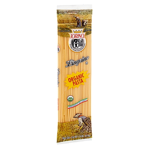 Torino Organic Linguine Pasta, 16 oz
Totally natural product obtained by organic farming methods using only natural fertilizers.