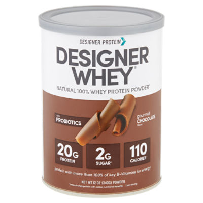 Designer Protein Designer Whey Gourmet Chocolate Flavor Protein Powder