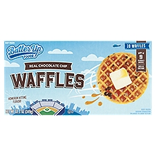 Batter Up Foods Real Chocolate Chip Waffles, 10 count, 12.3 oz