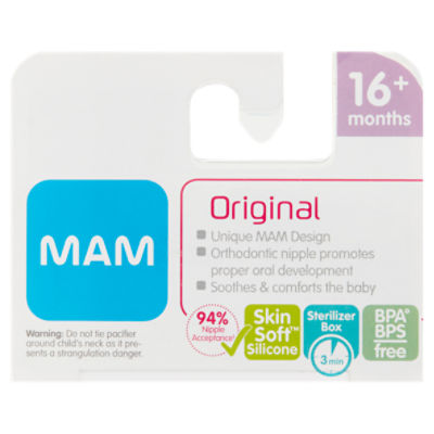 MAM Perfect Night Pacifier, 16+ Months, Unisex, 2 Pack - Yahoo Shopping