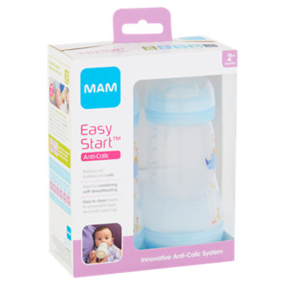 Tommee Tippee Baby Bottles, Natural Start Anti-Colic Baby Bottle with  Medium Flow Breast-Like Nipple, 11oz, 3m+, Self-Sterilizing, Baby Feeding