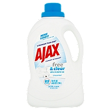 Ajax Free & Clear Unscented, Laundry Detergent, 134 Fluid ounce