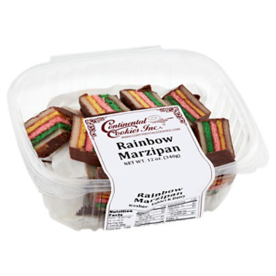 Continental Cookies Inc. Rainbow Marzipan, 12 oz