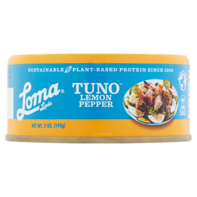 Loma Linda Tuno Lemon Pepper Fishless Tuna 5 oz The Fresh Grocer