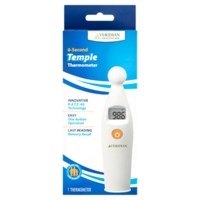 Veridian Healthcare 6-Second Temple Thermometer