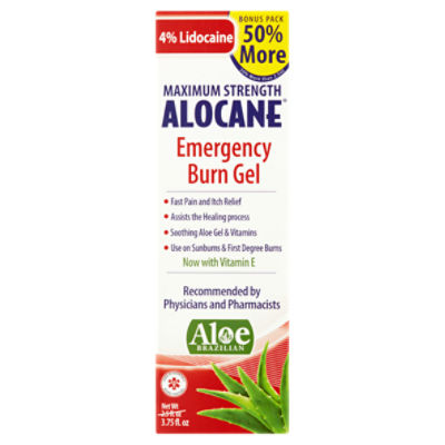 ALOCANE® Emergency Burn Gel Individual Packet, 45 Count