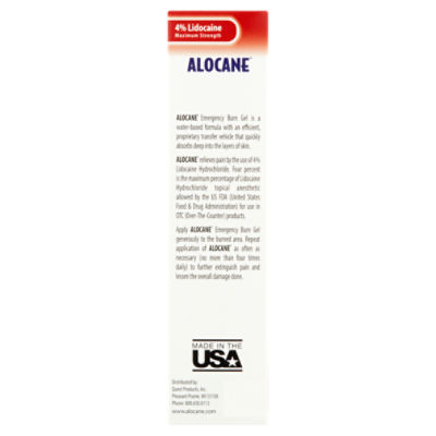 Alocane Maximum Strength Emergency Burn Gel Bonus Pack, 3.75 fl oz